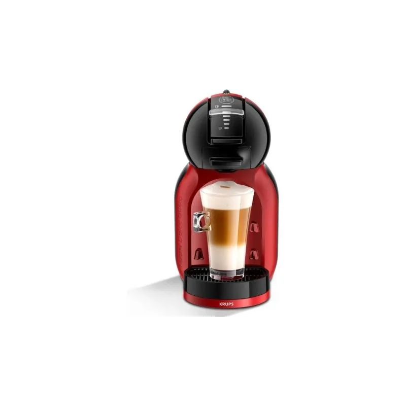 Cafetera de Cápsulas Krups Dolce Gusto Mini Me- 1500W- 15 Bares- Rojo Cereza