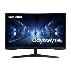 Monitor Gaming Curvo Samsung Odyssey G5 C27G55TQBU- 27"- WQHD- 1ms- 144Hz- VA- Negro