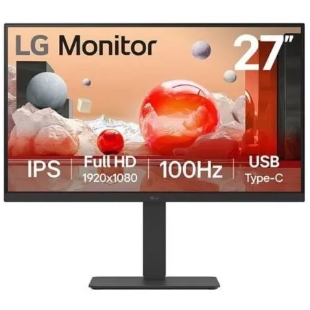 Monitor Profesional LG 27BA750-B 27"- Full HD- Multimedia- Regulable en altura- Negro