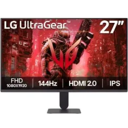 Monitor Gaming LG UltraGear G4 27G411A-B 27"- Full HD- 1ms- 144Hz- IPS- Negro