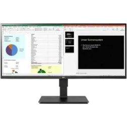 Monitor Profesional Ultrapanorámico LG 34BR65F-B 34"- WFHD- Multimedia- Regulable en altura- Negro
