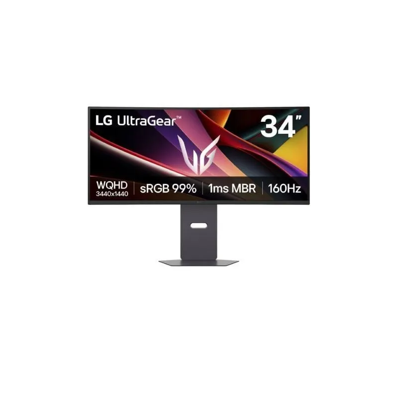 Monitor Gaming Ultrapanorámico Curvo LG UltraGear 34G600A-B 34"- WQHD- Multimedia- 5ms- 160Hz- VA- Regulable en Altura- Negro