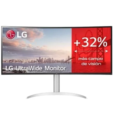 Monitor Profesional Ultrapanorámico LG UltraWide 34WQ650-W 34"- WFHD- Multimedia- Regulable en altura- Plata y Blanco