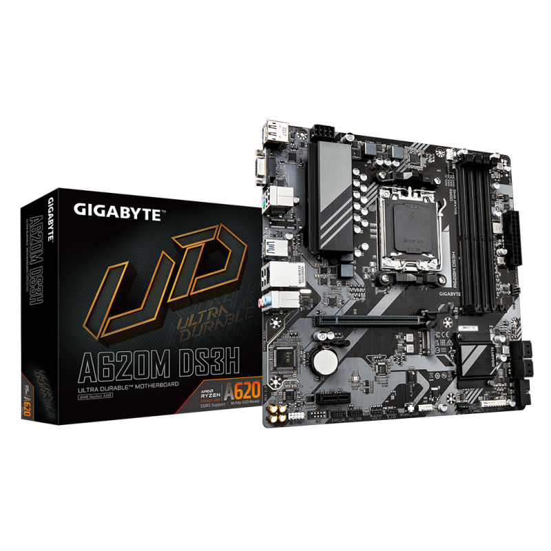 PLACA BASE GIGABYTE A620M DS3H AM5 MATX 4XDDR5