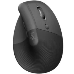 Ratón Vertical Inalámbrico por Bluetooth- 2-4GHz Logitech Lift Vertical Ergonomic Mouse Business- Hasta 4000 DPI- Grafito
