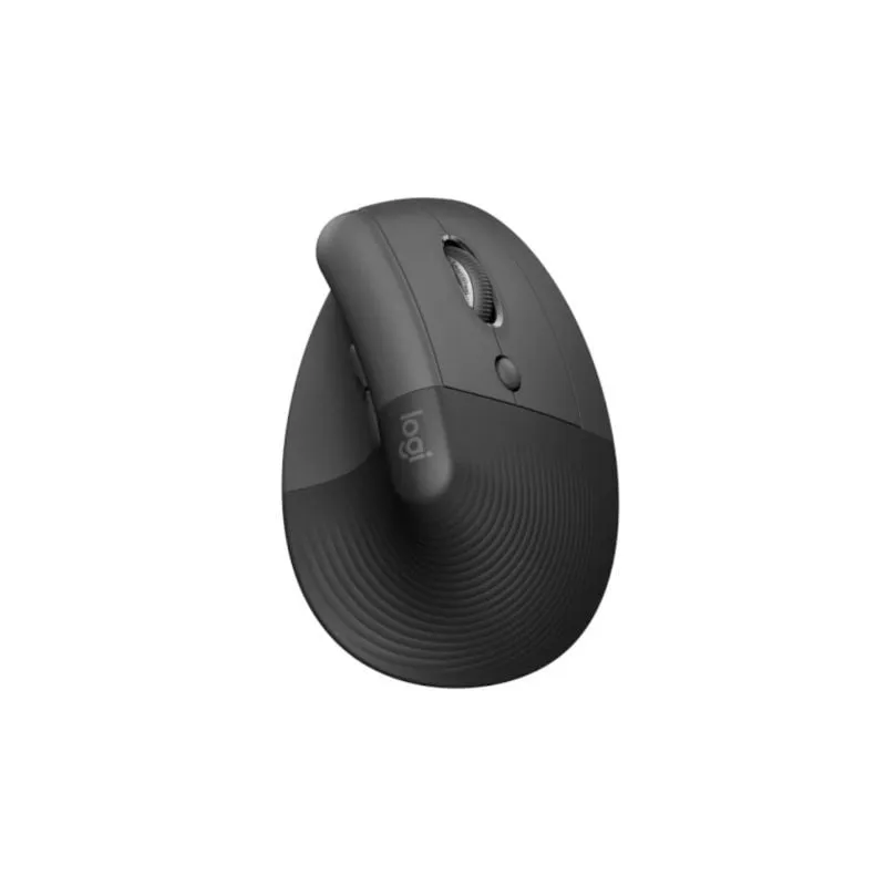 Ratón Vertical Inalámbrico por Bluetooth- 2-4GHz Logitech Lift Vertical Ergonomic Mouse Business- Hasta 4000 DPI- Grafito