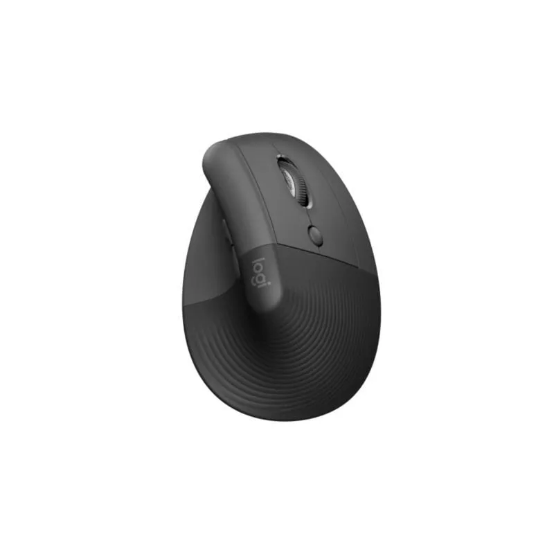 Ratón Vertical Inalámbrico por Bluetooth- 2-4GHz Logitech Lift Vertical Ergonomic Mouse- Hasta 4000 DPI- Grafito