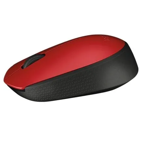 Ratón Inalámbrico Logitech M171- Hasta 1000 DPI- Rojo