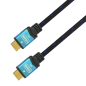 Cable HDMI 2-0 4K Aisens A120-0355- HDMI Macho - HDMI Macho- 50cm- Negro- Azul