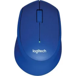 Ratón Inalámbrico Logitech M330 Silent Plus- Hasta 1000 DPI- Azul