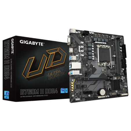 Placa Base Gigabyte B760M H DDR4 Socket 1700- Micro ATX