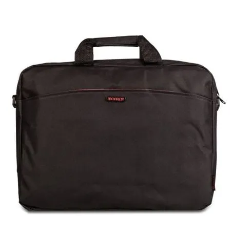 Maletín Monray Enterprise para Portátiles hasta 15-6"- Negro- Rojo