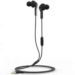 Auriculares Intrauditivos Muvit For Change MCHPH0004- con Micrófono- Jack 3-5- Negros
