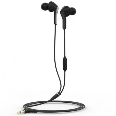 Auriculares Intrauditivos Muvit For Change MCHPH0004- con Micrófono- Jack 3-5- Negros