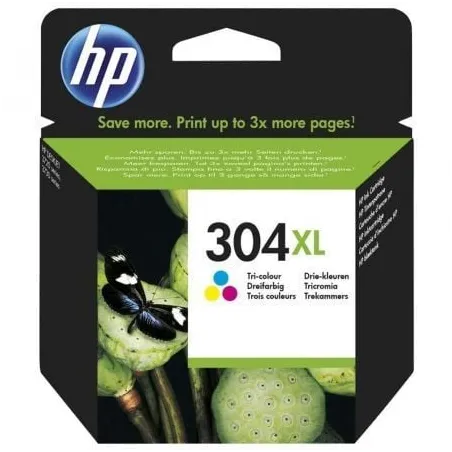 Cartucho de Tinta Original HP nº304 XL Alta Capacidad- Tricolor