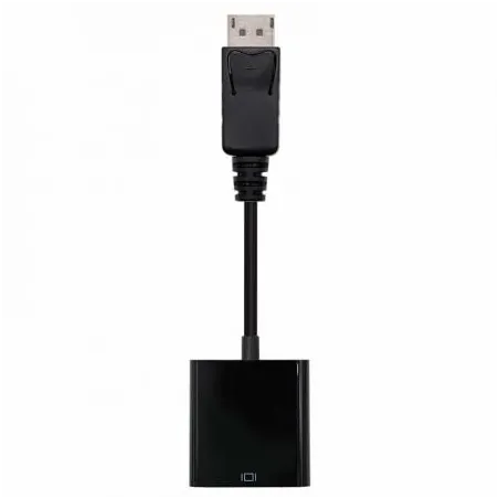 Conversor Nanocable 10-16-0602- DisplayPort Macho - VGA Hembra- 15cm- Negro