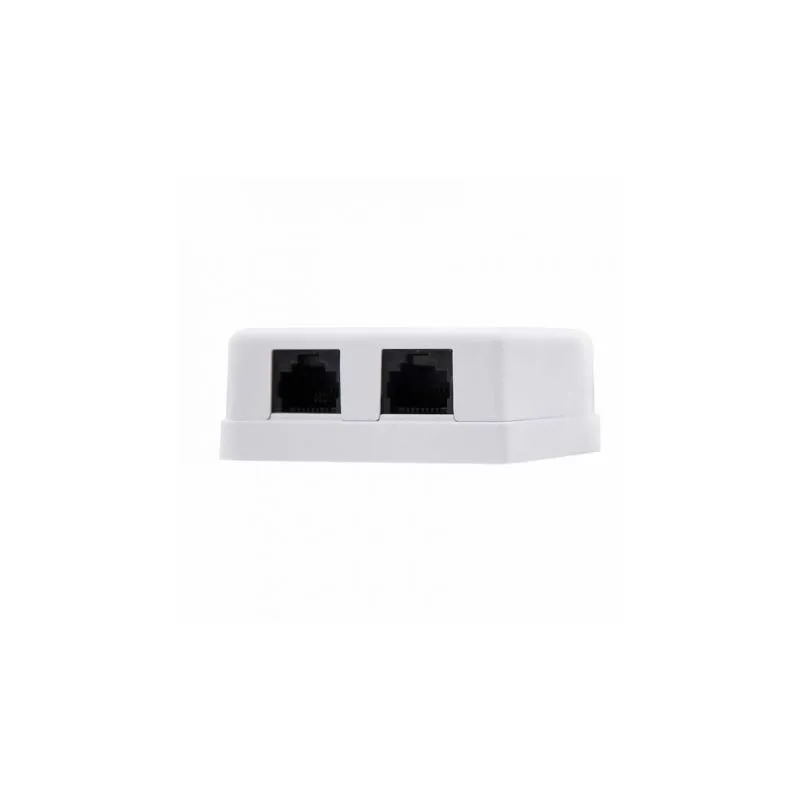 Roseta de Superficie Nanocable 10-21-1502- Cat-6- 2 Tomas