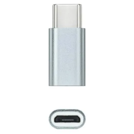 Adaptador Nanocable 10-02-0011- USB Tipo-C Macho - MicroUSB Hembra