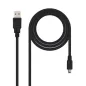 Cable USB 2-0 Nanocable 10-01-0401- USB Macho - MiniUSB Macho- 1m- Negro Cable USB 2-0 Nanocable 10-01-0401- USB Macho - MiniUSB Macho- 1m- Negro