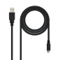 Cable USB 2-0 Nanocable 10-01-0500- USB Macho - MicroUSB Macho- 80cm- Negro Cable USB 2-0 Nanocable 10-01-0500- USB Macho - MicroUSB Macho- 80cm- Negro