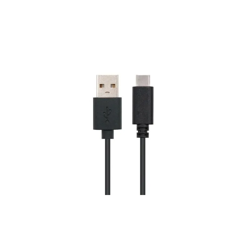 Cable USB 2-0 Tipo-C Nanocable 10-01-2100- USB Tipo-C Macho - USB Macho- 480Mbps- 50cm- Negro Cable USB 2-0 Tipo-C Nanocable 10-01-2100- USB Tipo-C Macho - USB Macho- 480Mbps- 50cm- Negro