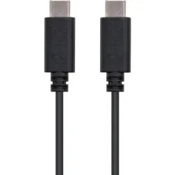 Cable USB 2-0 Tipo-C Nanocable 10-01-2301- USB Tipo-C Macho - USB Tipo-C Macho- 480Mbps- 1m- Negro
