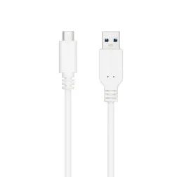 Cable USB 3-1 Tipo-C Nanocable 10-01-4001-L150-W- USB Tipo-C Macho - USB Macho- 10Gbps- 1-5m- Blanco