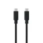 Cable USB 3-1 Tipo-C Nanocable 10-01-4101-L150- USB Tipo-C Macho - USB Tipo-C Macho- Hasta 100W- 10Gbps- 1-5m- Negro