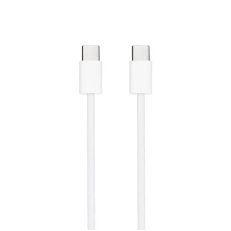 Cable USB 2-0 Tipo-C Nanocable 10-01-6002-CO- USB Tipo-C Macho - USB Tipo-C Macho- Hasta 60W- 480Mbps- 2m- Blanco