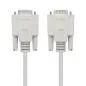Cable Serie RS232 Nanocable 10-14-0203- DB9 Macho - DB9 Hembra- 3m- Beige