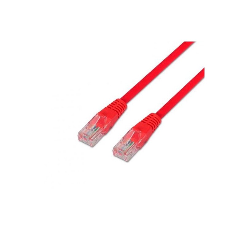 Cable de Red RJ45 UTP Aisens A135-0237 Cat-6- 50cm- Rojo