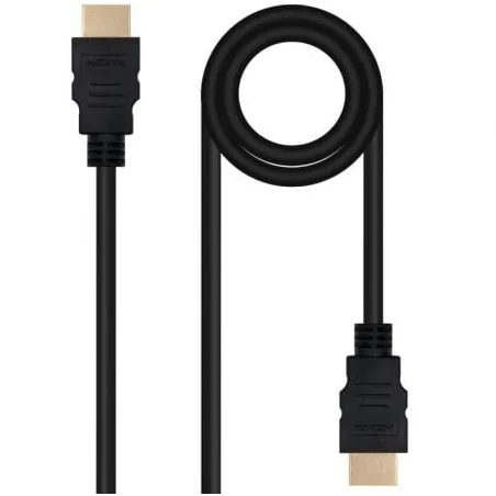 Cable HDMI 2-0 4K Nanocable 10-15-3803- HDMI Macho - HDMI Macho- 3m- Negro
