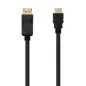 Cable Conversor Nanocable 10-15-4301- Displayport Macho - HDMI Macho- 1m- Negro Cable Conversor Nanocable 10-15-4301- Displayport Macho - HDMI Macho- 1m- Negro