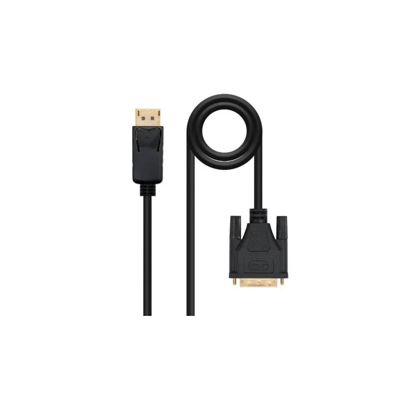 Cable Conversor Nanocable 10-15-4502- DisplayPort Macho - DVI Macho- 2m- Negro Cable Conversor Nanocable 10-15-4502- DisplayPort Macho - DVI Macho- 2m- Negro