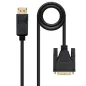 Cable Conversor Nanocable 10-15-4502- DisplayPort Macho - DVI Macho- 2m- Negro Cable Conversor Nanocable 10-15-4502- DisplayPort Macho - DVI Macho- 2m- Negro