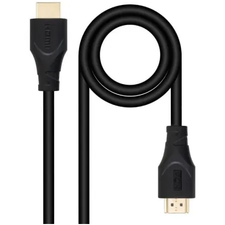Cable HDMI 1-4 Nanocable 10-15-4702- HDMI Macho - HDMI Macho- 1-8m- Negro