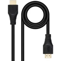 Cable HDMI 1-4 Nanocable 10-15-4705- HDMI Macho - HDMI Macho- 5m- Negro