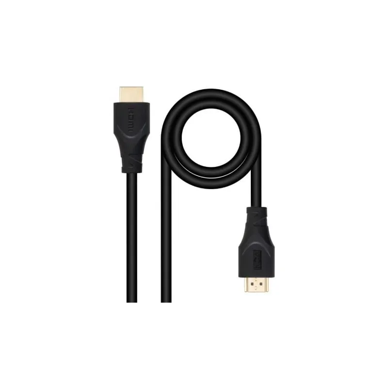 Cable HDMI 1-4 Nanocable 10-15-4705- HDMI Macho - HDMI Macho- 5m- Negro