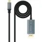 Cable Conversor Nanocable 10-15-5022- USB Tipo-C Macho - Displayport Macho- 2m- Negro Cable Conversor Nanocable 10-15-5022- USB Tipo-C Macho - Displayport Macho- 2m- Negro