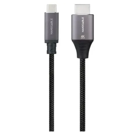Cable Conversor Nanocable 10-15-5262- USB Tipo-C Macho - HDMI Macho- 1-8m- Negro