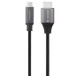 Cable Conversor Nanocable 10-15-5262- USB Tipo-C Macho - HDMI Macho- 1-8m- Negro Cable Conversor Nanocable 10-15-5262- USB Tipo-C Macho - HDMI Macho- 1-8m- Negro