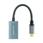 Conversor Nanocable 10-16-4104-G- USB Tipo-C Macho - DisplayPort Hembra- 15cm- Gris