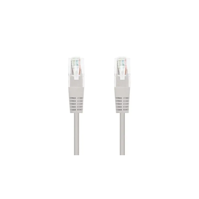 Cable de Red RJ45 UTP Nanocable 10-20-0101 Cat-5e- 1m- Gris