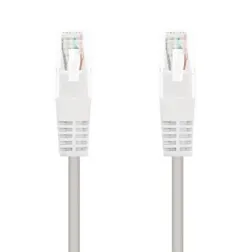 Cable de Red RJ45 UTP Nanocable 10-20-0101-W Cat-5e- 1m- Blanco
