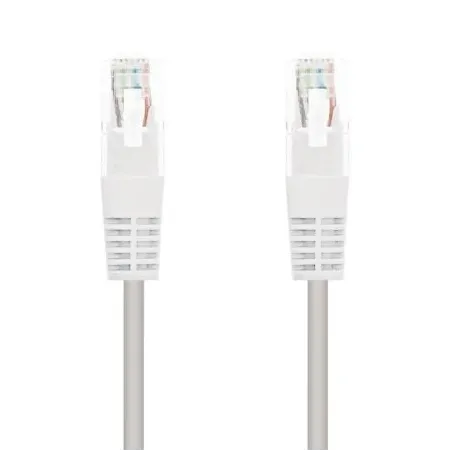 Cable de Red RJ45 UTP Nanocable 10-20-0101-W Cat-5e- 1m- Blanco