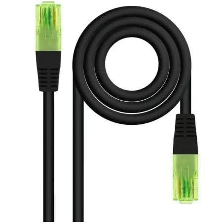 Cable de Red RJ45 UTP Nanocable 10-20-1401-BK Cat-6- 1m- Negro