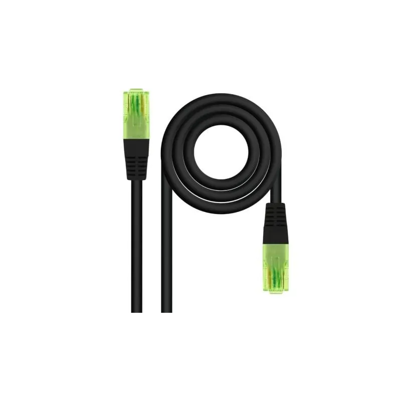Cable de Red RJ45 UTP Nanocable 10-20-1402-BK Cat-6- 2m- Negro