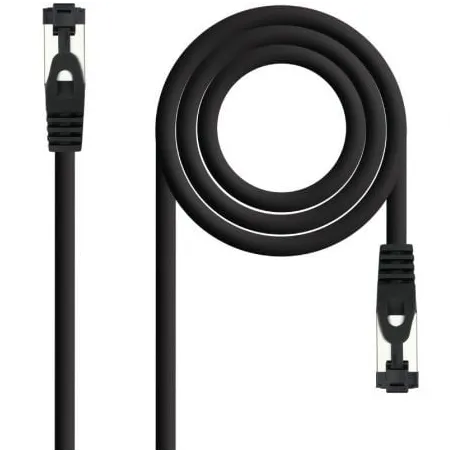 Cable de Red RJ45 SSTP Nanocable 10-20-2000-L25-BK Cat-8-1- 25cm- Negro