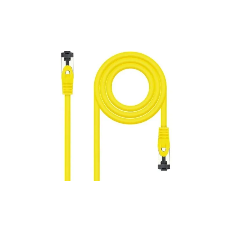 Cable de Red RJ45 SSTP Nanocable 10-20-2000-L25-Y Cat-8-1- 25cm- Amarillo