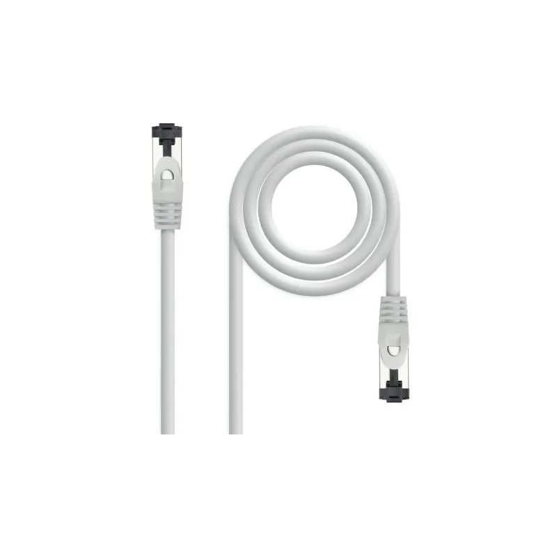 Cable de Red RJ45 SSTP Nanocable 10-20-2000-L30 Cat-8-1- 30cm- Gris